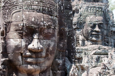 Bayon, Angkor Wat, Cambodia. Just recently vacationed here and it's absolutely stunning .