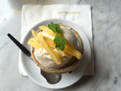 Coconut Ice cream at Jim Thompson House & Museum | Bangkok, Thailand | Life's Tidbits