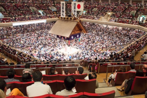 Ryogoku Kokugikan - Sumo Wrestling in Tokyo Japan