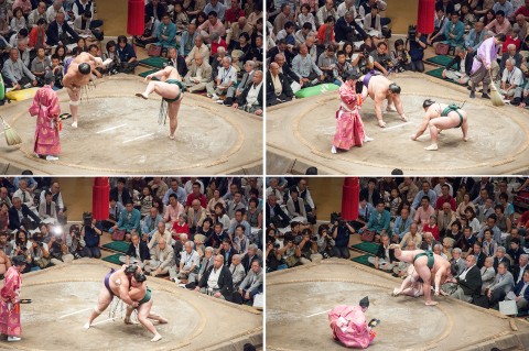 Sumo Wrestling in Tokyo, Japan