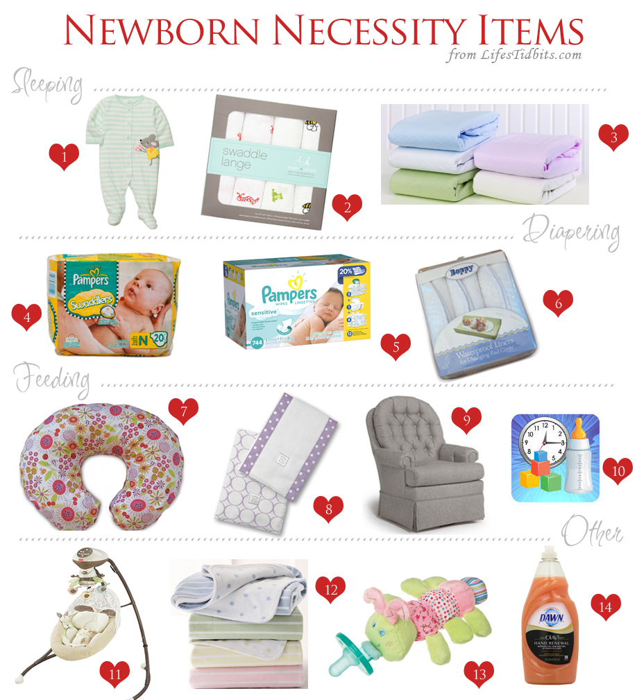 newborn necessities and must haves / Baby Registry | Life's Tidbits